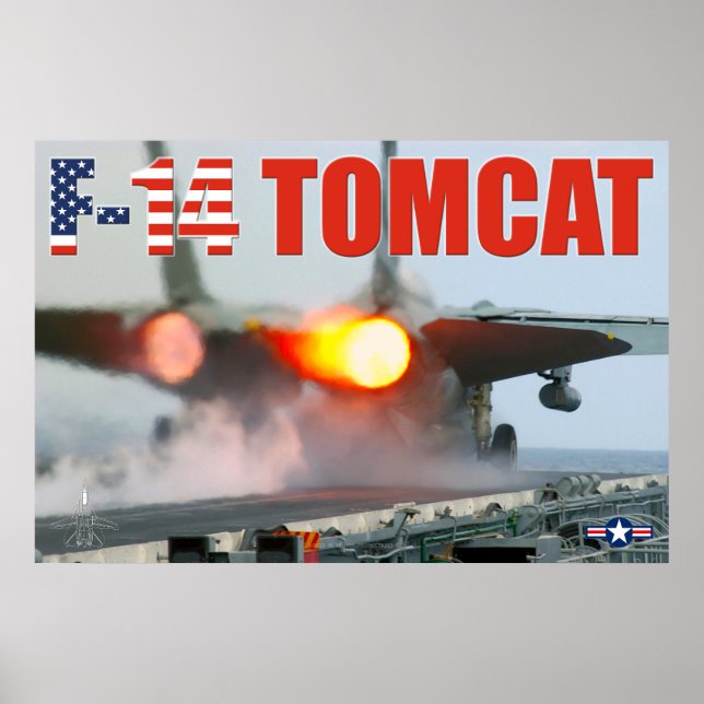 F-14 TOMCAT "AFTERBURNER" POSTER (Front)
