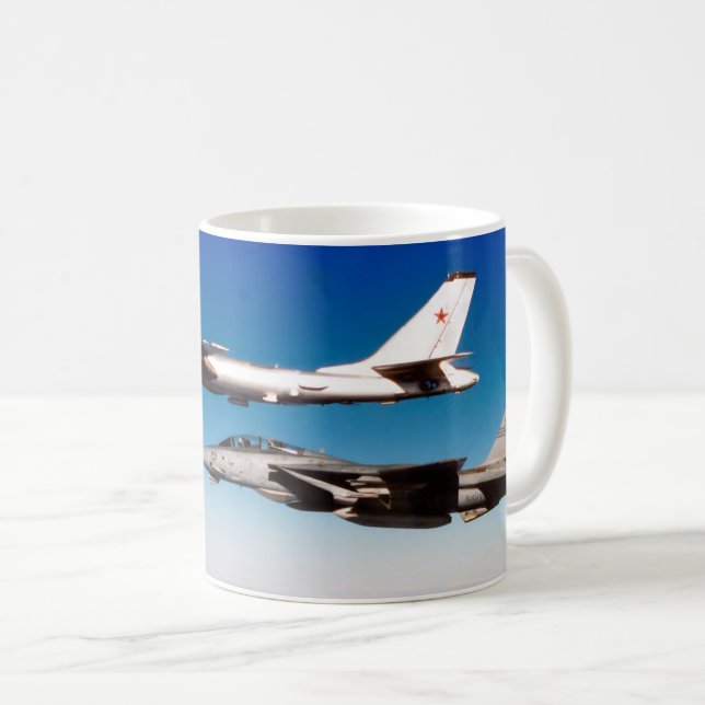 F-14 TOMCAT “BEAR INTERCEPT” COFFEE MUG (Front Right)