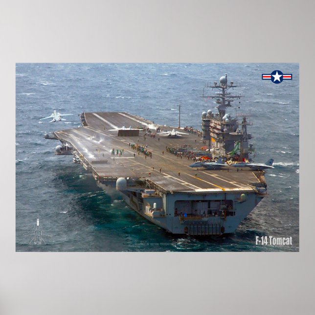 F-14 TOMCAT "CARRIER" POSTER (Front)