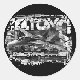 F-14 Tomcat Classic Round Sticker Sticker