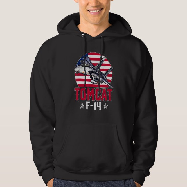F 14 Tomcat Fighter Jet Hoodie (Front)