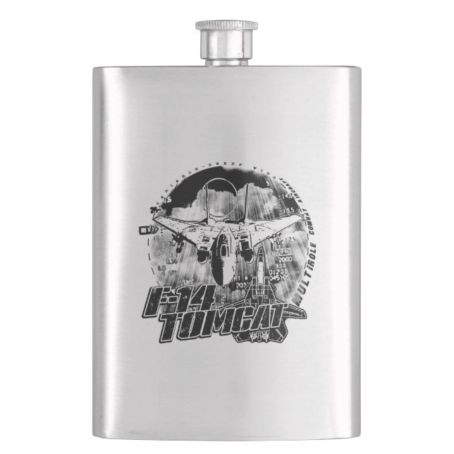 F-14 Tomcat Flask Classic Flask (Front)