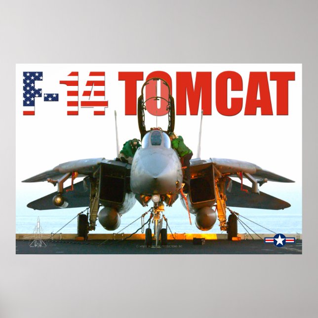 F-14 TOMCAT "FLIGHTDECK" POSTER (Front)
