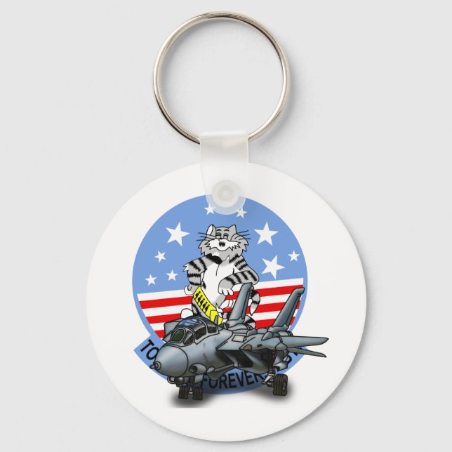 F-14 TOMCAT Forever Keychain (Front)