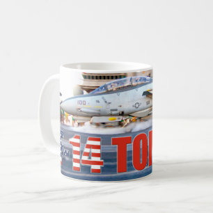 F-14 TOMCAT "LAUNCH" COFFEE MUG