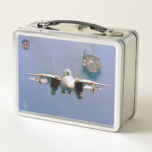F-14 TOMCAT METAL LUNCH BOX