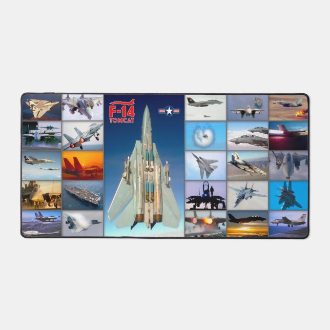 F-14 TOMCAT “MONTAGE” DESK MAT (Front)