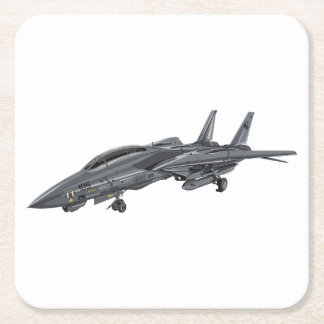 F-14 Tomcat Square Paper Coaster