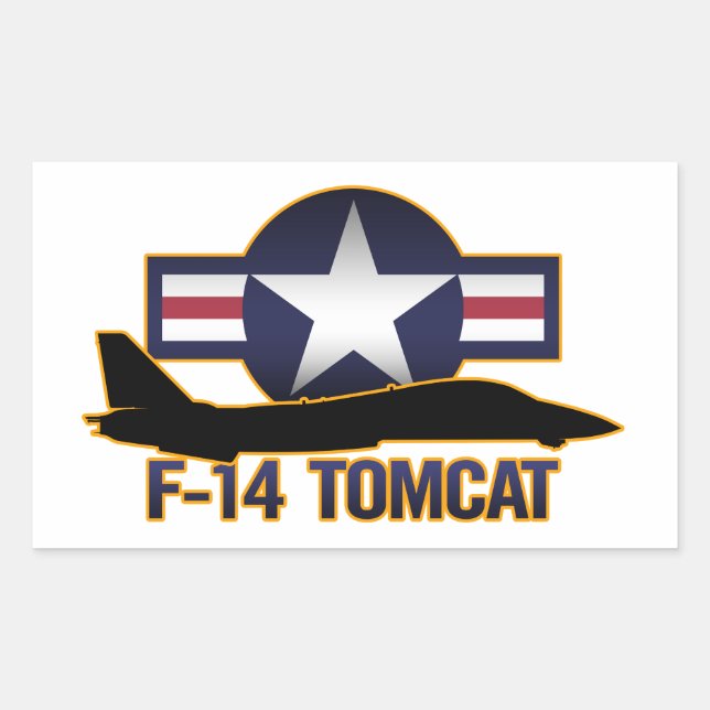 F-14 Tomcat Sticker (Front)