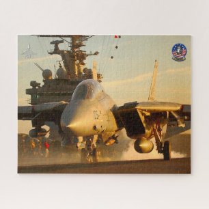 F-14 TOMCAT “SUNSET LAUNCH” (16x20 inch) Jigsaw Puzzle