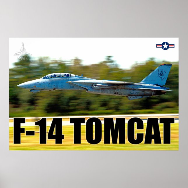F-14 TOMCAT "TAKEOFF" POSTER (Front)