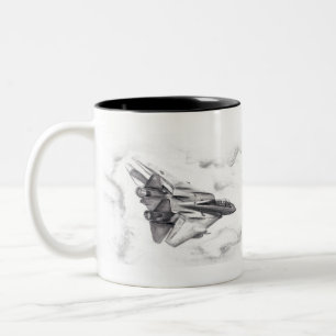 F- 14 Tomcat Two-Tone Coffee Mug