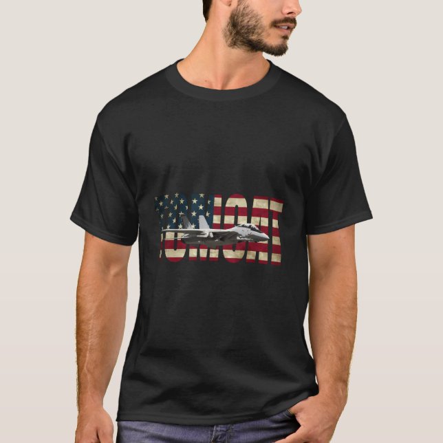 F-14 Tomcat Us Tshirt drapeau américain (Devant)
