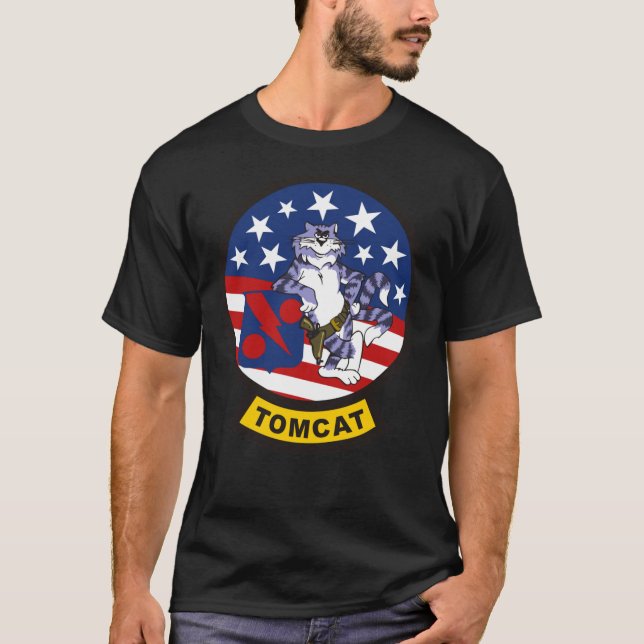 F-14 Tomcat VF-11 Red Rippers  T-Shirt (Front)