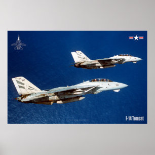 F-14 TOMCAT "WINGMAN" POSTER