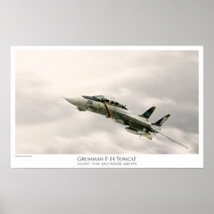 F-14A TOMCAT VF-84 JOLLY ROGERS POSTER
