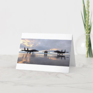 F-15 Eagle Fighter Jet Card