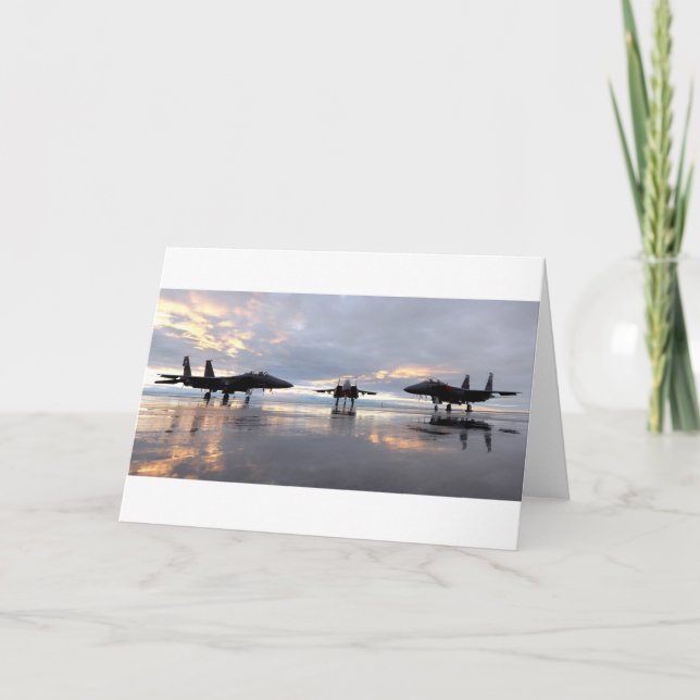 F-15 Eagle Fighter Jet Card (Front)