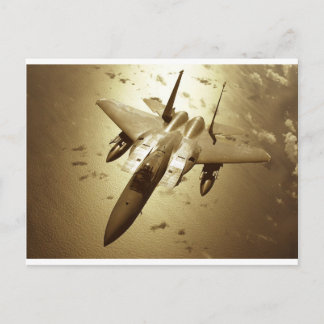 F-15 Eagle Jet Fighter Postcard