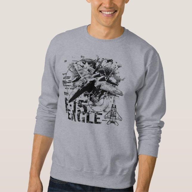 F-15 Eagle Men's Basic Sweatshirt (Front)