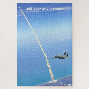 F-15 Fighter observes the Space Shuttle take off, Jigsaw Puzzle