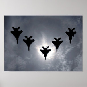 F-15 Strike Eagle Aircraft Poster