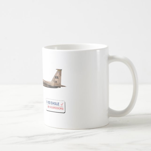 F-15 Strike Eagles 65th Aggressors Squadron Coffee Mug (Right)
