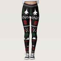 F-15C Christmas leggings