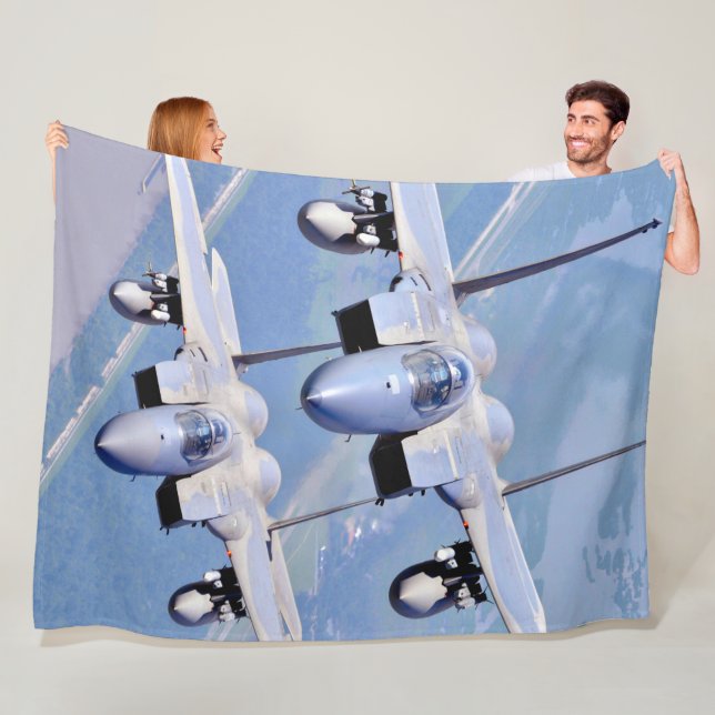F-15C EAGLE FLEECE BLANKET (In Situ)