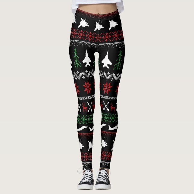F-15E Christmas leggings (Front)