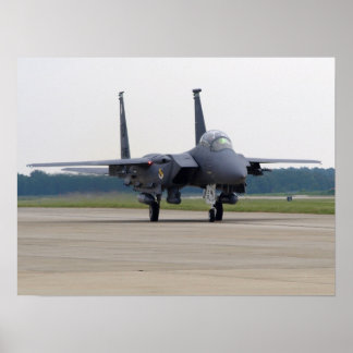 F-15E from Seymour Johnson AFB at Shaw AFB, SC. Poster