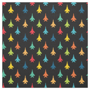 F-15E Strike Eagle Fighter Jets Pattern Primary Fabric