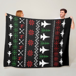 F-16 Christmas blanket
