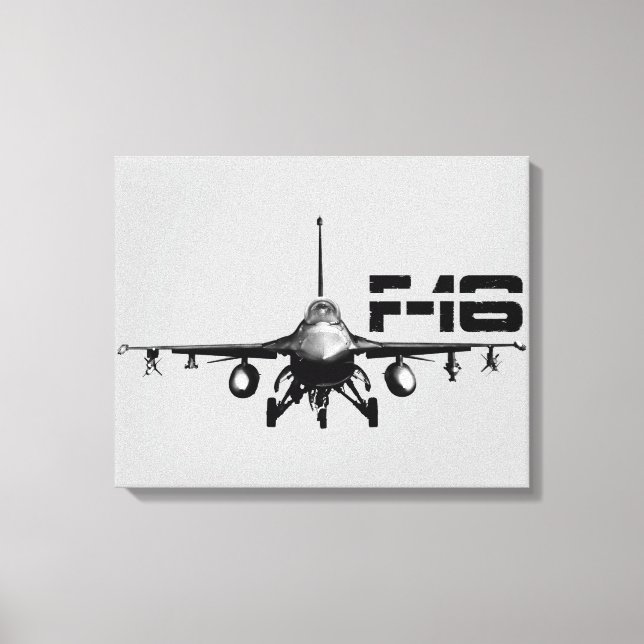 F-16 Faucon combattant toile enrobée (Recto)