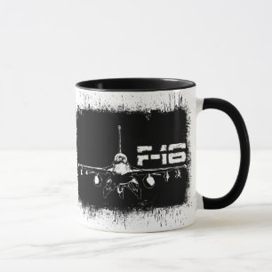 F-16 Faucon de combat 11 oz Ringer Mug