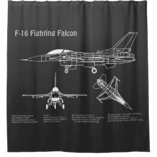 F-16 Fighting Falcon - Airplane Blueprint Plans PD