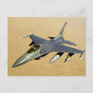 F-16 Fighting Falcon Block 40 aircraft Postcard