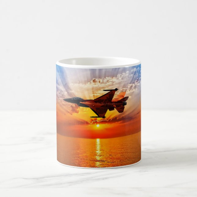 F-16 Fighting Falcon Coffee Mug (Center)