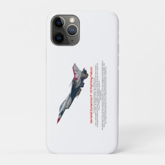 F-16 Fighting Falcon Fighter Jet iPhone 11 Pro Case