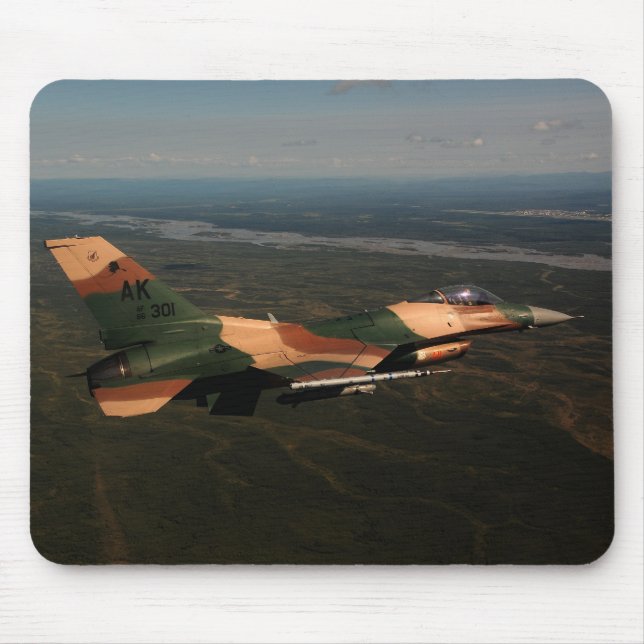 F-16 Fighting Falcon Mouse Pad (Front)