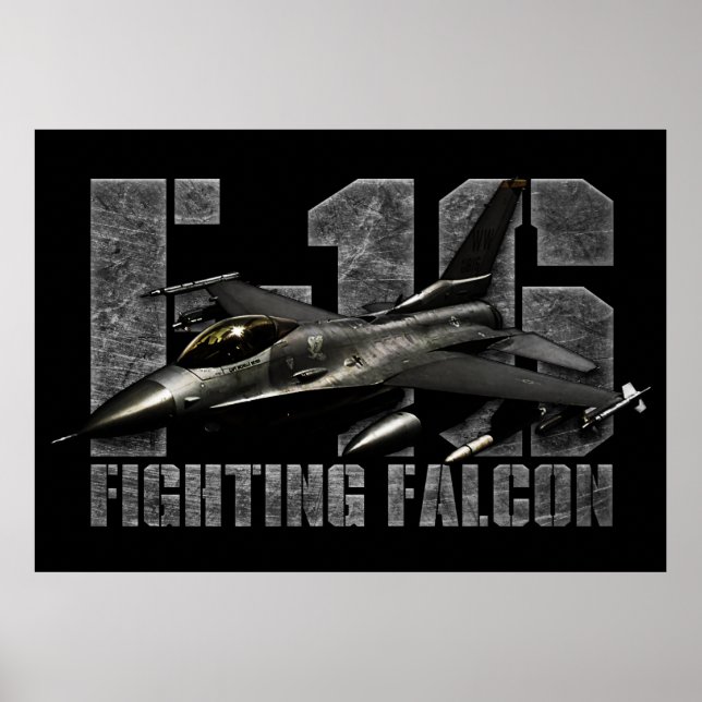 F-16 Fighting Falcon Poster (Front)