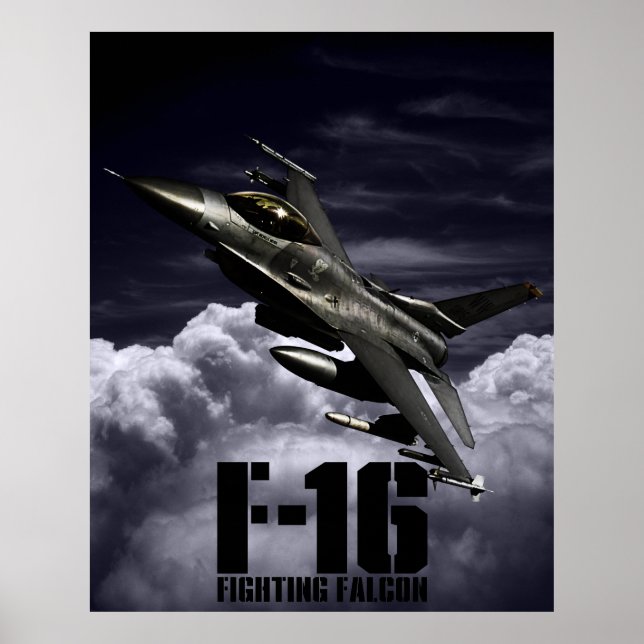 F-16 Fighting Falcon Poster (Front)