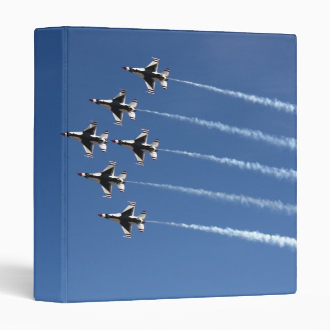 F-16 Thunderbirds Delta Formation Binder (Front/Spine)