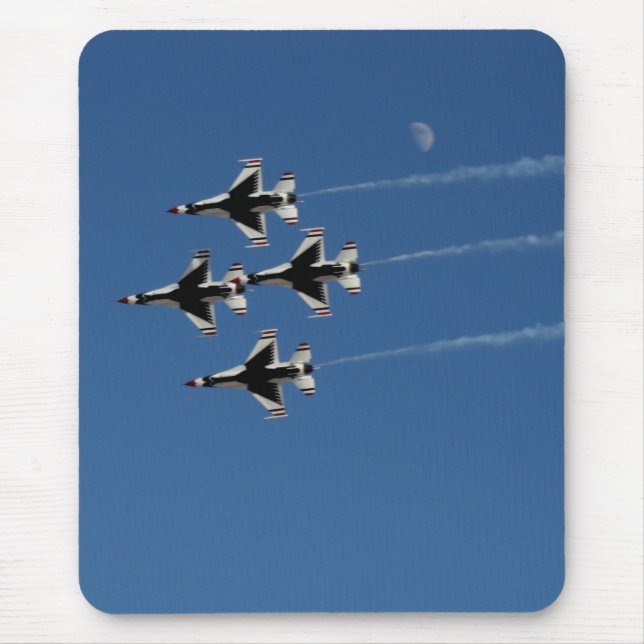 F-16 Thunderbirds Diamond  Formation Mouse Pad (Front)