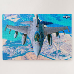 F-16C FIGHTING FALCON (20x30 INCH) Jigsaw Puzzle