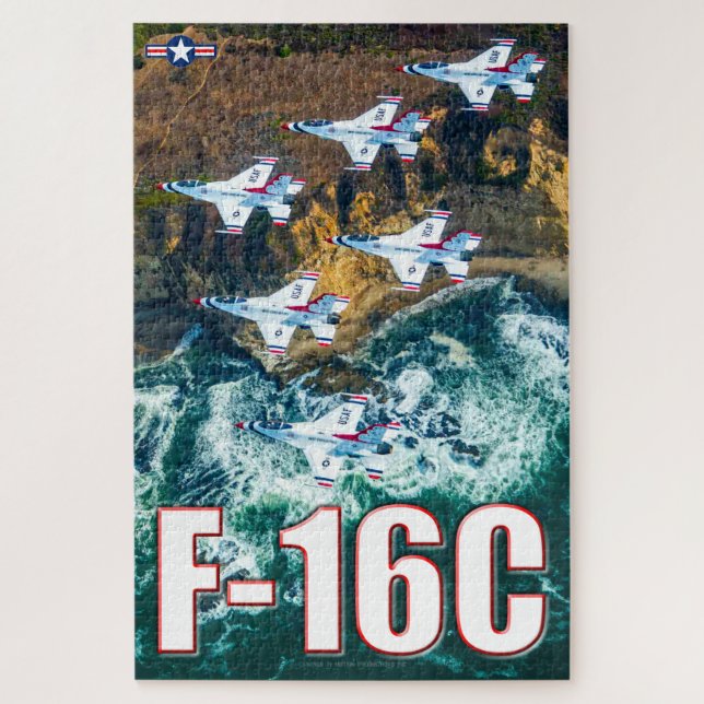 F-16C FIGHTING FALCON (20x30 INCH) Jigsaw Puzzle (Vertical)