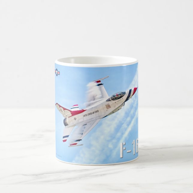 F-16C FIGHTING FALCON COFFEE MUG (Center)
