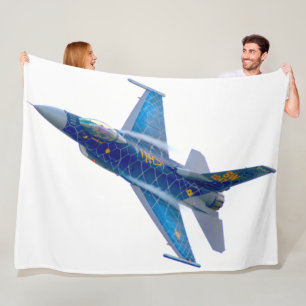 F-16C FIGHTING FALCON FLEECE BLANKET