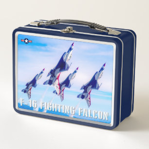 F-16C FIGHTING FALCON METAL LUNCH BOX