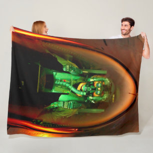 F-16C FIGHTING FALCON PILOT FLEECE BLANKET